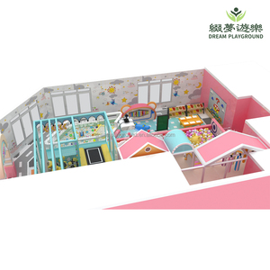 Giấc mơ trẻ em trượt Trampoline xây dựng khối tường 3D kim khắc thiết bị Bộ gõ gian hàng trái cây sân chơi trong nhà đến Malaysia - Product Image 4