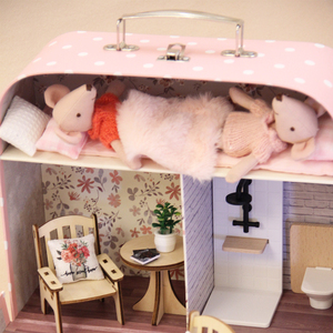 Set de Regalo para el Día del Niño, Set de Regalo a Escala 1/12, Combinable Libremente/Set de Regalo de Casa de Muñecas de Doble Capa con Múltiples Temas - Product Image 4