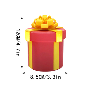 Boîte à farces amusante en forme de vis imbriquées, jouet matriochka imprimé en 3D, idéal pour un cadeau de Noël - Product Image 6