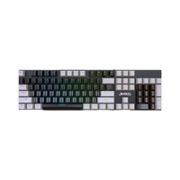 Clavier mécanique filaire Clavier de jeu rétroéclairé RVB pour Gamer Bureau Ordinateur portable Clavier de jeu USB