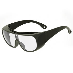 Lunettes de protection transfrontalières, monture noire, verres de 2 mm, anti-buée, UV400, lunettes de sport pour hommes - Product Image 1