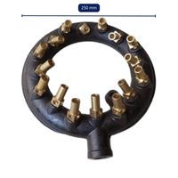 Brûleur à jet volcanique 16 brûleurs avec flamme pilote centrale et couvercle - Pièces de rechange pour cuisinière Wok 128 000 BTU