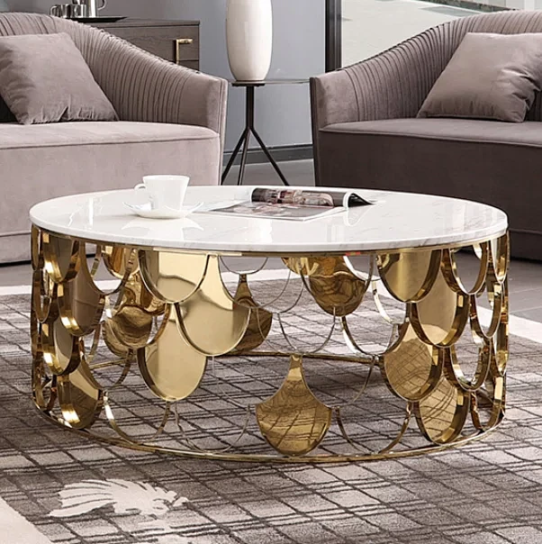 White marble+gold