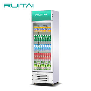 Congélateur à porte unique, <span class=keywords><strong>vitrine</strong></span>, <span class=keywords><strong>vitrine</strong></span>, refroidisseur de boissons, portes en verre, réfrigérateur vertical - Product Image 1