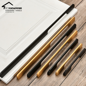 Lungo in lega di alluminio manopola Design semplice cassetto <span class=keywords><strong>per</strong></span> cucina camera da letto cassettone Hotel soggiorno armadio e <span class=keywords><strong>armadi</strong></span> - Product Image 2