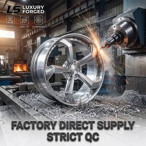 Jantes forgées sur mesure en 2 pièces, en alliage chromé, à déport profond, 22, 24, 26 pouces, pour berlines de luxe, design multi-rayons, commande en gros, direct usine - Product Image 2