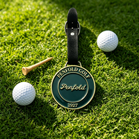 Tag Golf Bag Desain Industri dengan Cetakan Bentuk Kreatif Enamel Lunak