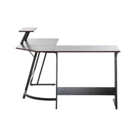 Haute qualité Top Manangment bureau exécutif bureau de jeu poste de travail L forme gestionnaire Table espace boîte bâtiment en bois Style câble
