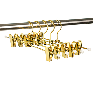 Oro <span class=keywords><strong>Ottone</strong></span> Antico del Metallo Abbigliamento Indumento Mutanda del Cappotto oro cappotto di metallo grucce per i vestiti - Product Image 4