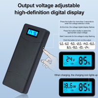 Power Bank Baterai Lithium 18650 Kapasitas Nyata 20100mAh Pengisian Daya USB DC 12V 15V 18V 20V 24V Power Bank Luar Ruangan