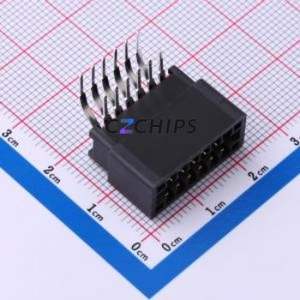 ER12BGFBK Gold Finger Connector Bent Lead Through Hole,P=2.54mm Connector EDGE SLOT 2.54mm 12P Right Angle Insert - Product Image 1