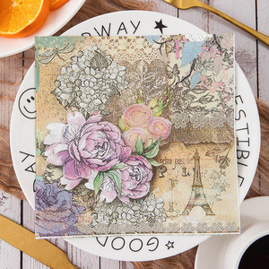 Cá nhân in giấy khăn ăn biểu tượng tùy chỉnh dùng một lần khăn ăn bên sinh nhật đám cưới tổ chức sự kiện cung cấp số lượng lớn - Product Image 3