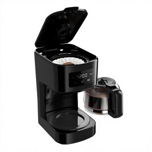 <span class=keywords><strong>Cafetera</strong></span> de Goteo Programable con Temporizador <span class=keywords><strong>Digital</strong></span>, Retraso de Preparación Automático de 24H, Plato para Mantener Caliente, Jarra de Vidrio de 6 Tazas, Función Brew Now, Negra - Product Image 1