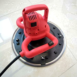Machine à plâtrer électrique rouge avec moteur et poignée pour usage en construction - Product Image 1