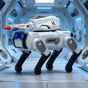 Chien robot intelligent avec commande vocale, télécommande, danse électrique, pour enfants de 5 à 7 ans, en plastique - Product Image 1