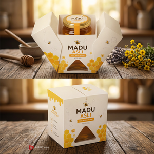 Caja de Cartón Rígido Reciclable Personalizada para Frutos Secos, Caja Premium para Snacks con Ventana, Empaque para Alimentos Saludables - Product Image 3