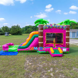 Per bambini luna gonfiabile Moonwalk Water Jumper buttafuori a doppia corsia scivolo gonfiabile <span class=keywords><strong>castello</strong></span> scivolo Combo Jumping affitti commerciali - Product Image 3