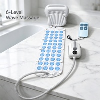 Système de massage à bulles pour baignoire électrique avec télécommande, tapis de massage à bulles d'air portable, masseur de spa pour salle de bain à domicile