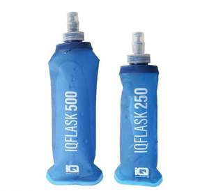 Botella de Agua Deportiva Plegable con Logotipo Personalizado, Botella de Hidratación de TPU Libre de BPA para Camping - Product Image 1