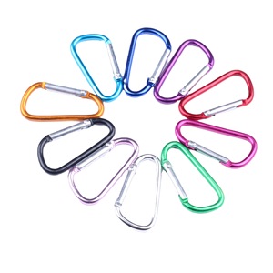 Mousqueton en alliage d'aluminium en forme de D, capacité de charge de 5 kg, crochet à dégagement rapide pour l'extérieur, multifonctionnel, clip pour bouteille d'eau pour sac à dos - Product Image 3