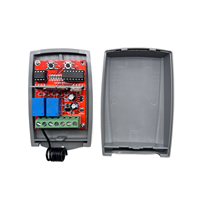 Récepteur de télécommande de porte de garage 433 MHz DC 12-24V 433,92 MHz, émetteur de commande de portail à code fixe et à code roulant