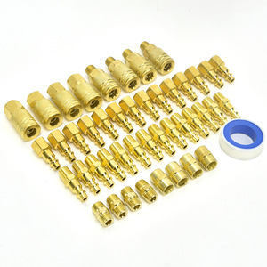 <b>Quick</b> Coupler 45Pc Kit 1/4 Npt Internal External Thread Male Female <b>Connectors</b> Plastic Box Pneumatic Parts - Product Image 4