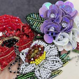 Patch perle broderie haut de gamme Mini lettre grecque lumière Designer Patch Kawaii sacs en gros déclaration ethnique <span class=keywords><strong>Mama</strong></span> Patch - Product Image 3