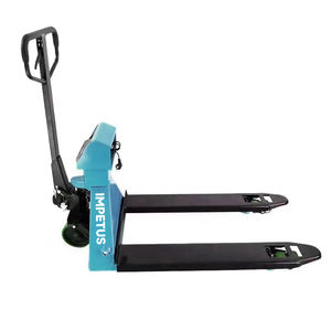 Eco Stainless Hand heber 1000kg Jack Antriebsrad Baugruppe Gewicht Waage Gabelstapler Hydraulische Start länge Hand paletten wagen - Product Image 3