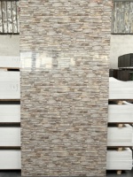 Plaque de marbre PVC UV ultra-mince de 3 mm, finition brillante, revêtement UV, imperméable, panneau mural moderne pour la décoration intérieure de villas, halls d'entrée et gymnases