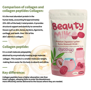 Capsules de collagène au <span class=keywords><strong>lait</strong></span> de litchi japonais Xinde Gold Coast en gros pour adultes – Améliore l'éclat et le blanchiment de la peau - Product Image 3