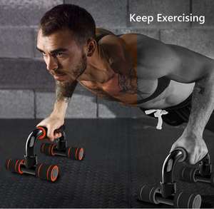 Equipo de entrenamiento en casa con barras de realce, Asa de realce con agarre de espuma acolchada y estructura resistente antideslizante - Product Image 4