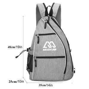 กระเป๋ากีฬากระเป๋าไม้พายลูกพิคเกิลบอลทนทานกระเป๋าไม้เทนนิสแพดเดิลกระเป๋าเป้สะพายหลังสำหรับเล่นเทนนิส - Product Image 5