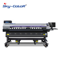 Impresora de inyección de tinta de alta resolución automática Skycolor 1,8 m con 4 cabezales