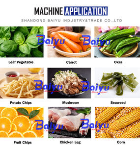 Máquina blanqueadora de frutas y verduras Baiyu, zanahorias/Carne de coco/champiñones, máquina blanqueadora continua de patatas y almendras - Product Image 5