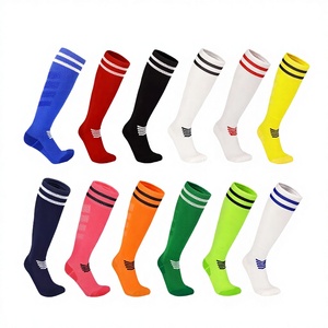New Football <b>Socks</b> Non-slip Thick <b>Long</b> Tube <b>Socks</b> Adjustable Colorful Outdoor Sports Fitness - Product Image 3