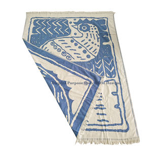 Jeté de couverture Jacquard 130x170 cm - 51x67 ''lourd et luxueux 100% coton conceptions personnalisées Jeté de collection Jacquard - Product Image 4