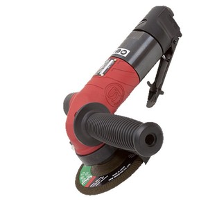 Meuleuse pneumatique Shinano Si Ag4 E2l Si Ag4 E2p Si Ag4 E2r à angle droit, roue abrasive de 6,35 mm, fabriquée au Japon - Product Image 2