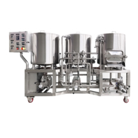 Équipement de brassage de bière 100L 200L 500L, cuve sous pression, équipement de fermentation, triphasé 380V 50Hz, garantie 4 ans, 2800KG