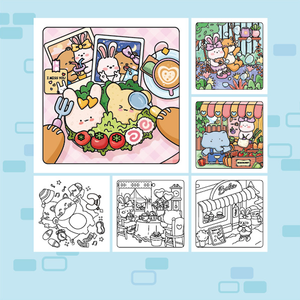 Juguetes de Dibujo Personalizados al por Mayor, Audaces y Fáciles de Usar, para Adultos, Adolescentes y Niños, Lindo y Acogedor Libro para Colorear de 40 Páginas - Product Image 3