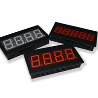 Modul Layar LED 7 Segmen 4 Digit 1,8 Inci 10-36V RS485 Panel Layar ASCII Modbus