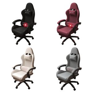 Luxury High-Back Ergonomic Gaming <strong>Chair</strong> with Footrest Modern <strong>Leather</strong> Design Extendable <strong>Swivel</strong> Function - Product Image 1