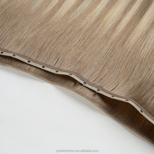 ต่อผมแบบไร้รอยต่อ Invisible Butterfly Hole Weft  ผมแท้ 100% เวอร์จิ้น เรมี่  แบบ Double Drawn  จัดเรียงเกล็ดผมอย่างสมบูรณ์ - Product Image 1