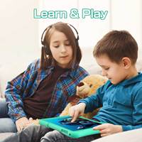 Tablet Android D10AK-M10 Khusus Pabrik untuk Anak-Anak, 10 Inci Quad Core 32GB, Tablet Edukasi untuk Anak, Tablet PC Android