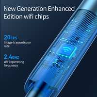 Caméra d'inspection endoscopique portable HD étanche IP67 avec 8 LED pour Android, caméra cachée W300 Pro