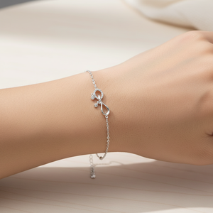 Hong Kong Supplier Wholesale Exquisite Bowknot Shaped <b>Bangles</b> Jewelry 18K <b>Solid</b> White <b>Gold</b> Real Natural Diamonds Bracelets - Product Image 6