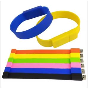 64 جيجابايت USB2.0 محرك فلاش جديد سيليكون لينة PVC سوار ذاكرة مع ذاكرة للكمبيوتر المحمول الخارجي التخزين الترويجي - Product Image 5