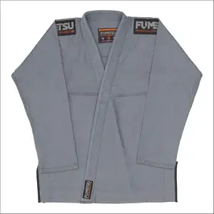 Uniforme d'arts martiaux de marque personnalisée Karaté / Judo / BJJ Gi 100% coton unisexe noir blanc bleu rouge vert OEM - Product Image 2