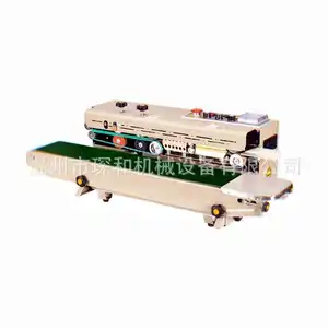 FRD-1000II Hoge Kwaliteit Horizontale Plastic Folie Zak Sealer Vaste Inkt Codering Band Sealer Met Afdrukken