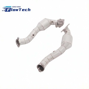 Tubería de Escape de Acero Inoxidable T304 con Protector Térmico para Chevrolet Corvette C7 6.2L V8 - Product Image 3
