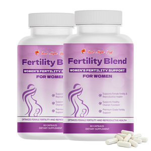 Cápsulas <span class=keywords><strong>de</strong></span> Vitaminas para el Apoyo a la Fertilidad, Vitamina E/B6/B12 <span class=keywords><strong>de</strong></span> Alta Potencia + Ácido Fólico, Salud Reproductiva y Equilibrio del Ciclo - Product Image 2